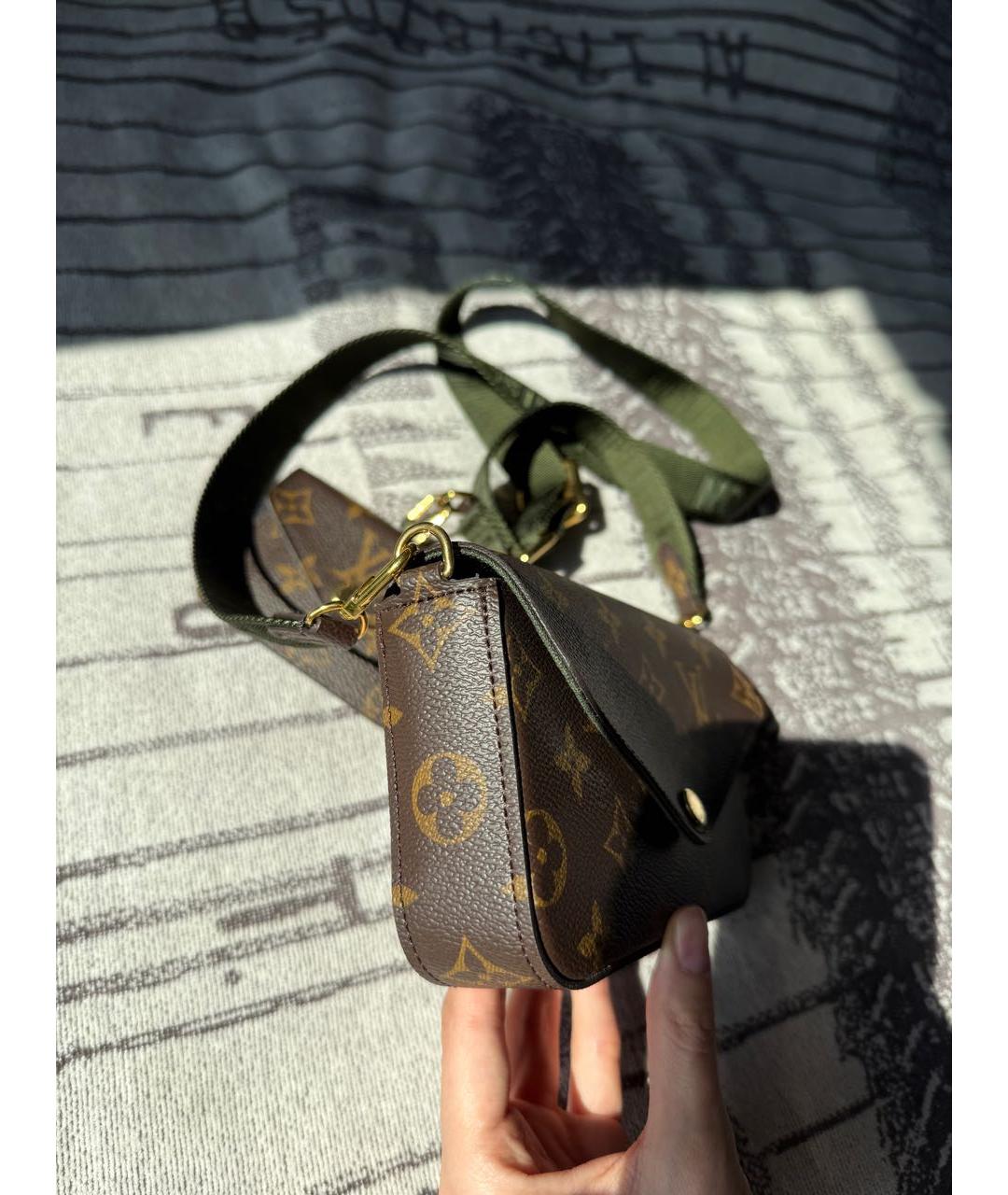 LOUIS VUITTON Коричневая сумка через плечо, фото 2