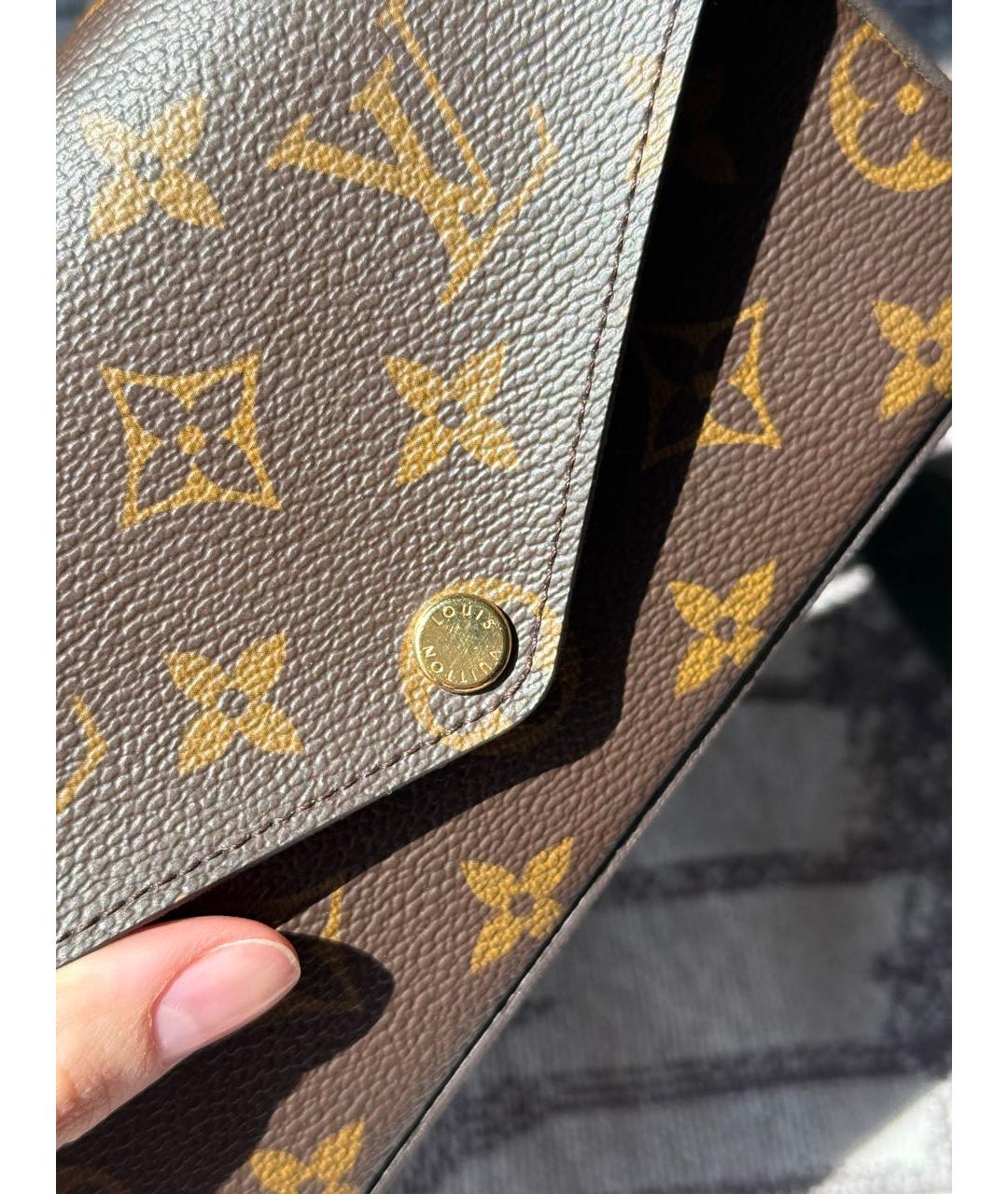 LOUIS VUITTON Коричневая сумка через плечо, фото 7