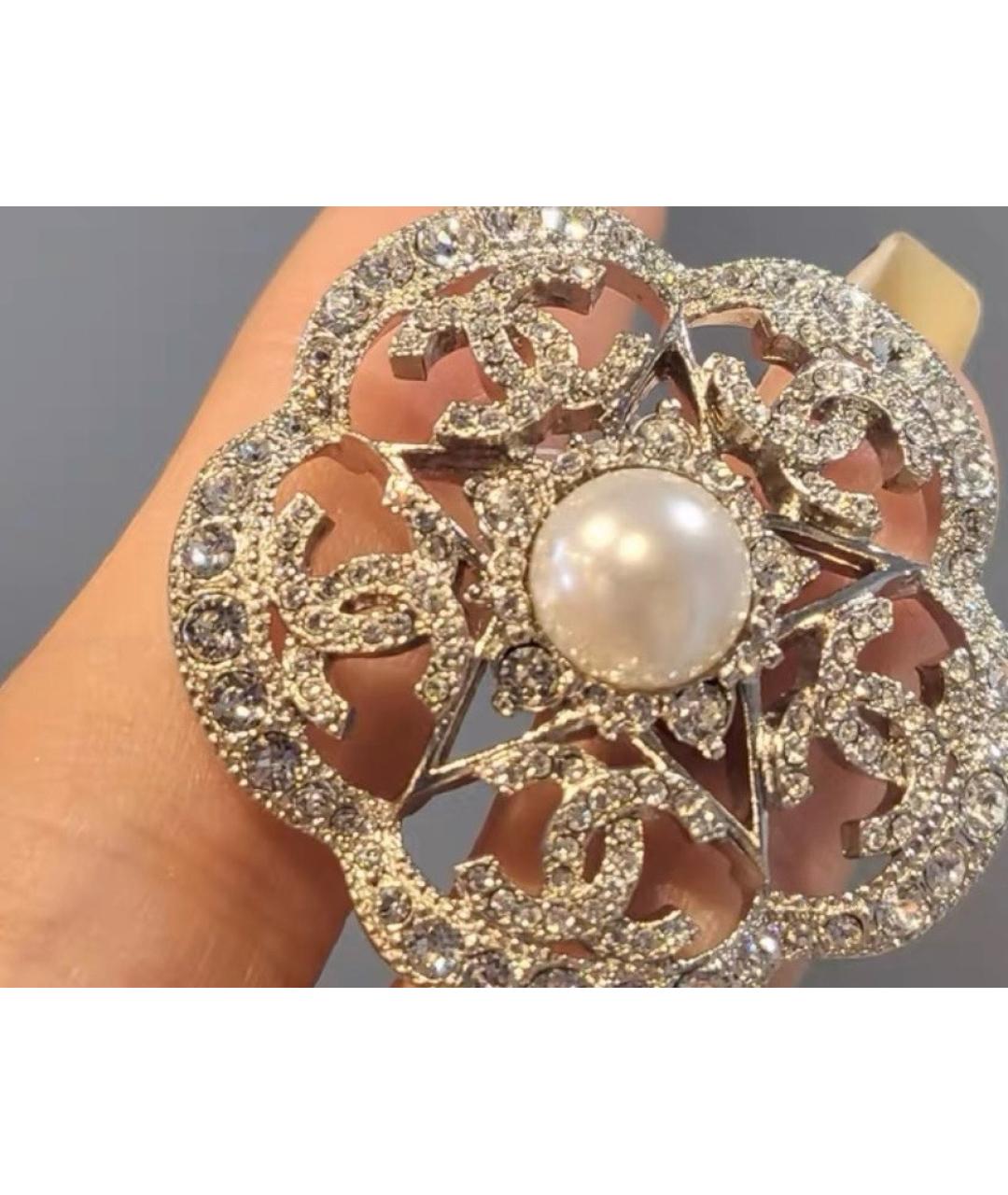 CHANEL Белые серьги, фото 3