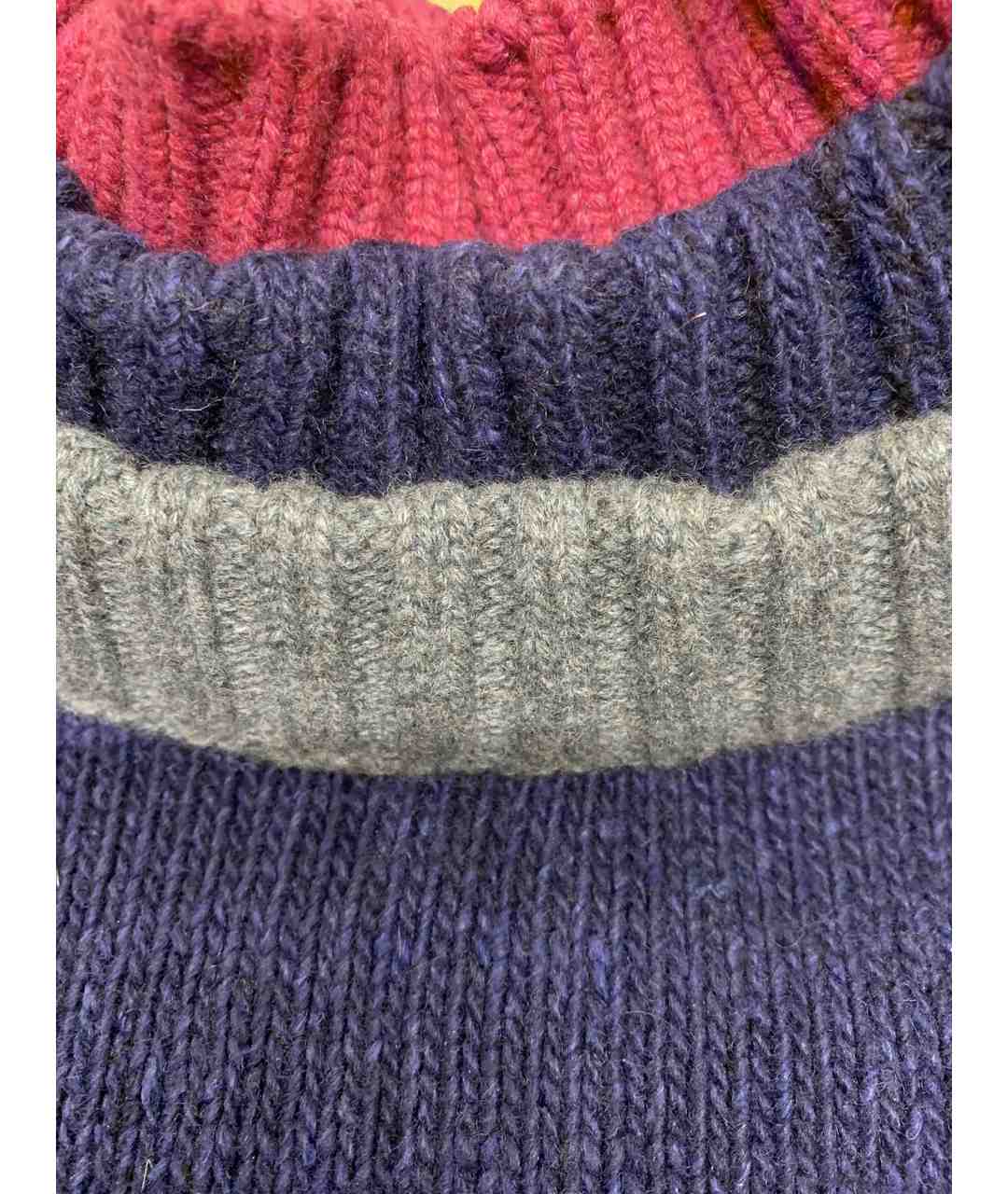 CHANEL PRE-OWNED Синий шерстяной джемпер / свитер, фото 3