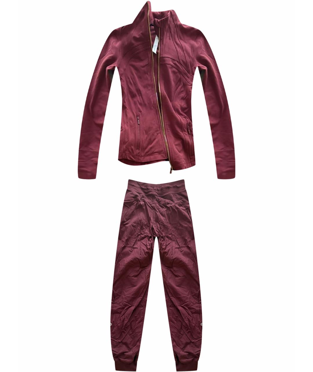 Lululemon Бордовый синтетический спортивные костюмы, фото 1