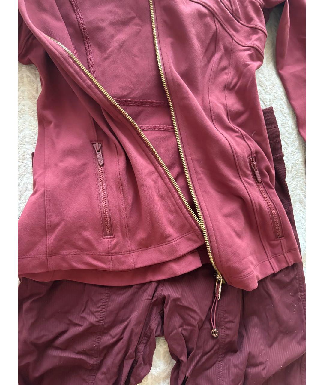 Lululemon Бордовый синтетический спортивные костюмы, фото 4