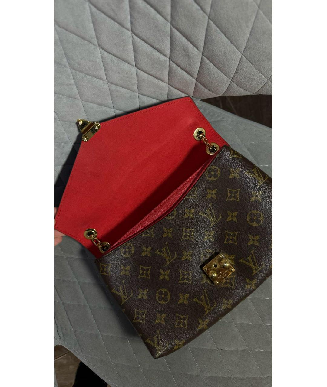 LOUIS VUITTON Коричневая сумка через плечо, фото 3