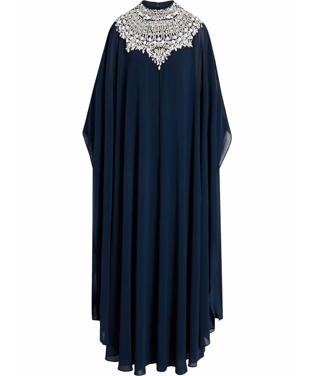 BADGLEY MISCHKA Темно-синее коктейльное платье, фото 1