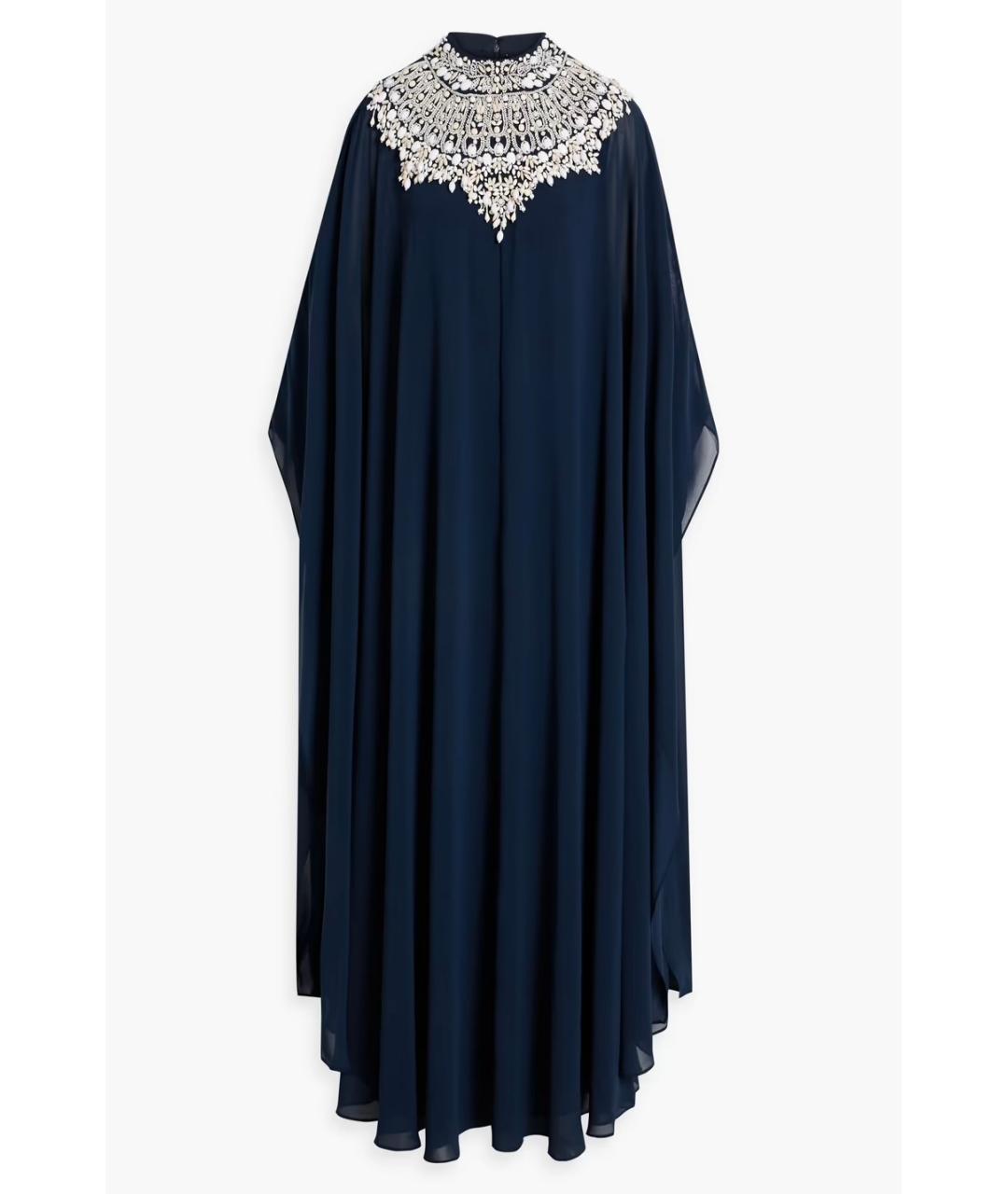 BADGLEY MISCHKA Темно-синее коктейльное платье, фото 8