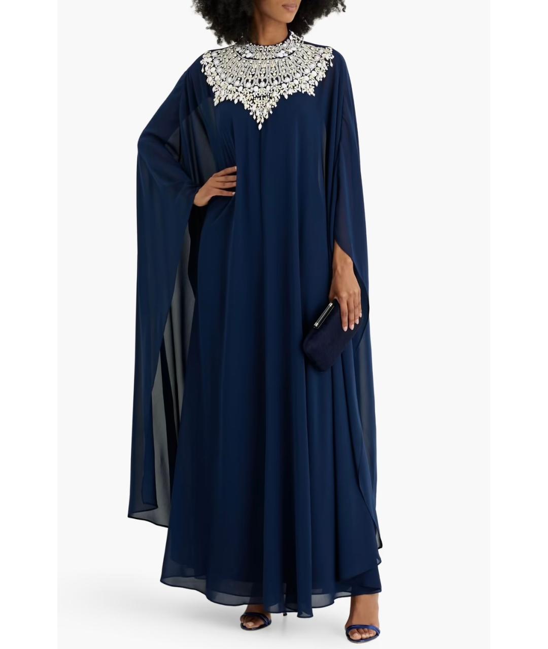 BADGLEY MISCHKA Темно-синее коктейльное платье, фото 5