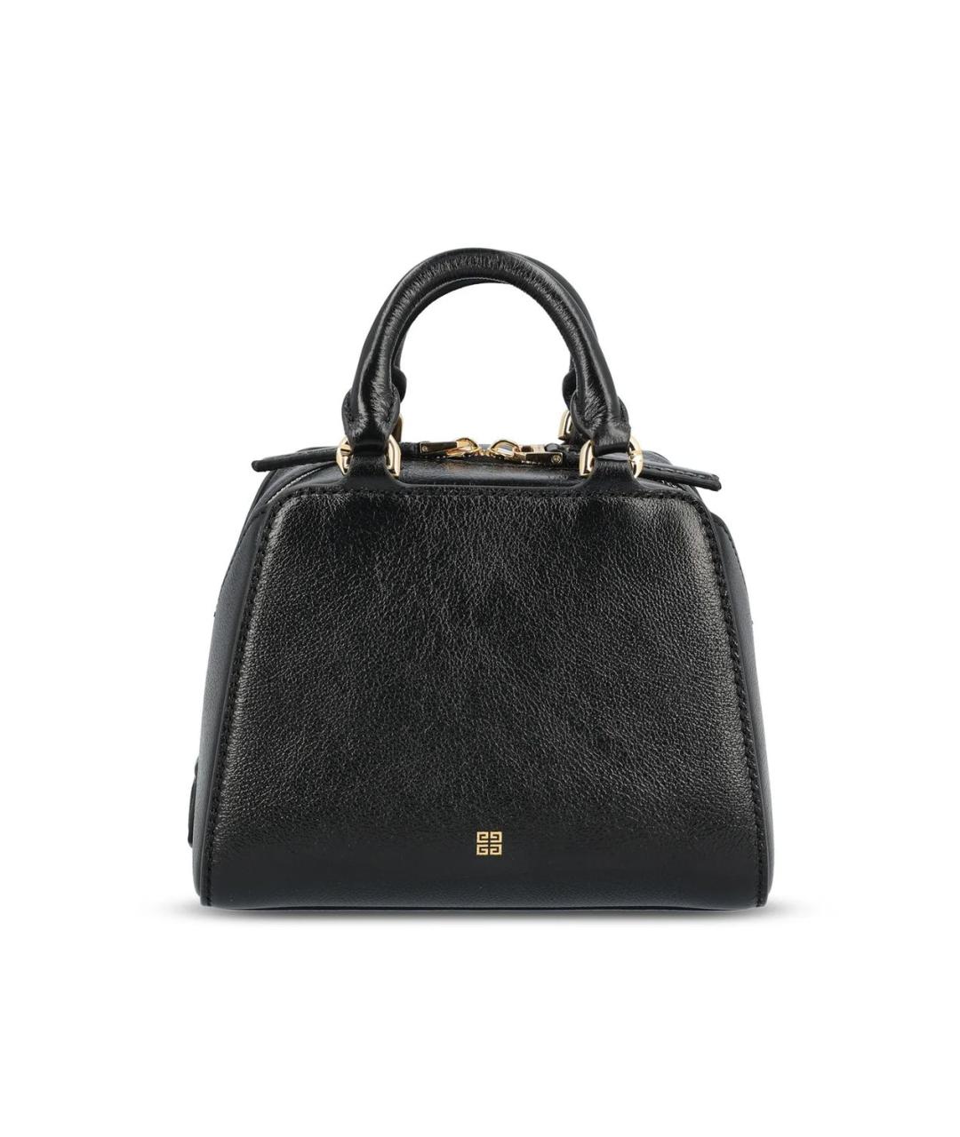 GIVENCHY Черная кожаная сумка с короткими ручками, фото 2