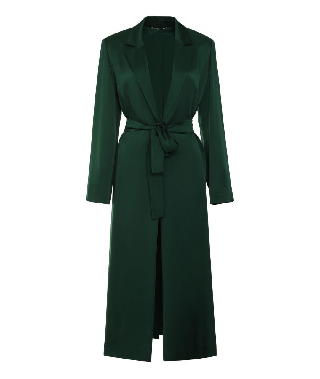 MAX MARA STUDIO Зеленые вискозное пальто, фото 1