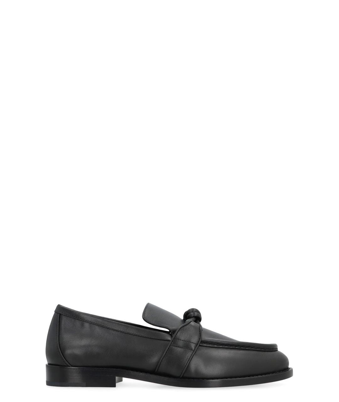 BOTTEGA VENETA Черные кожаные лоферы, фото 2