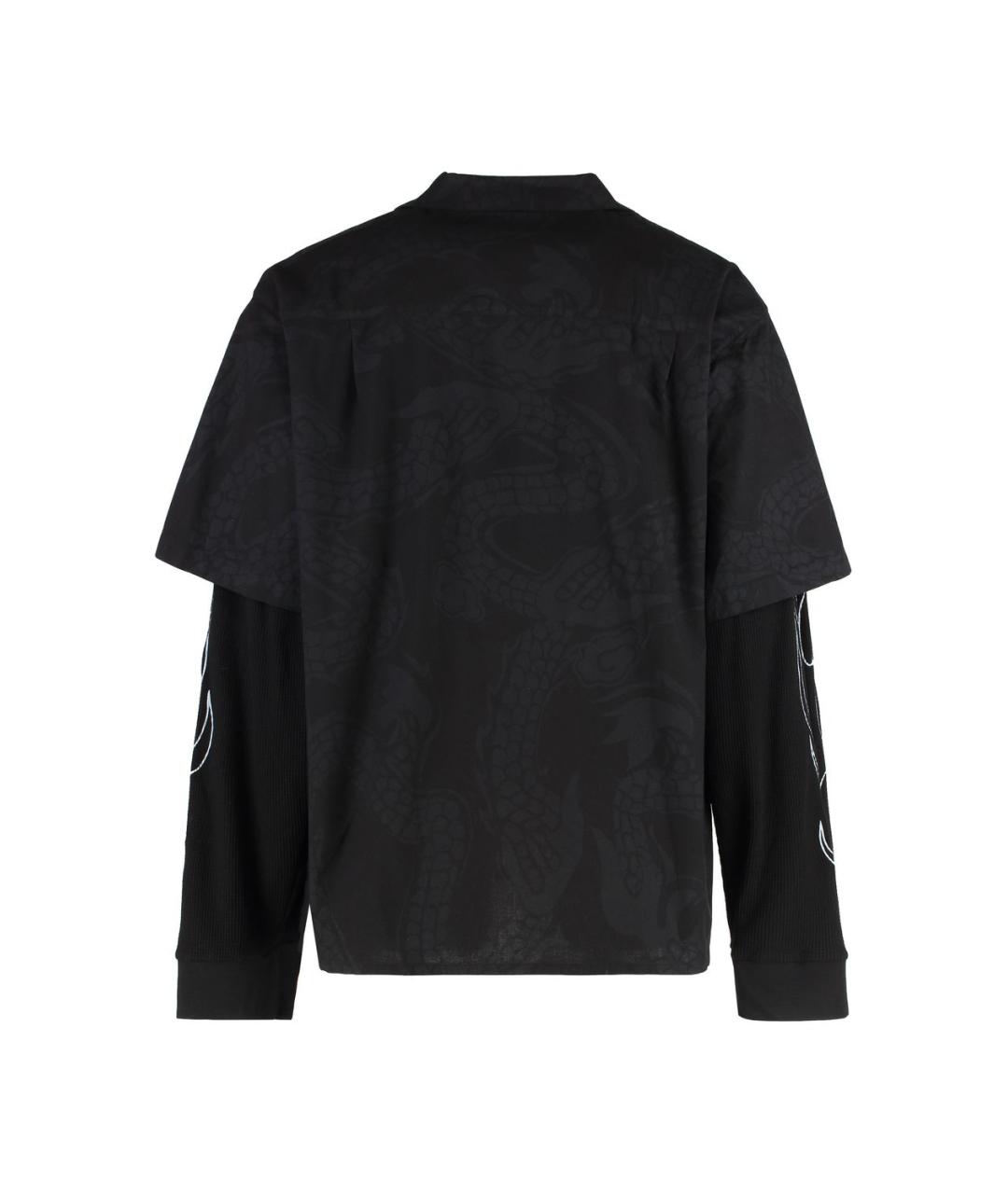 GIVENCHY Черная хлопковая кэжуал рубашка, фото 2