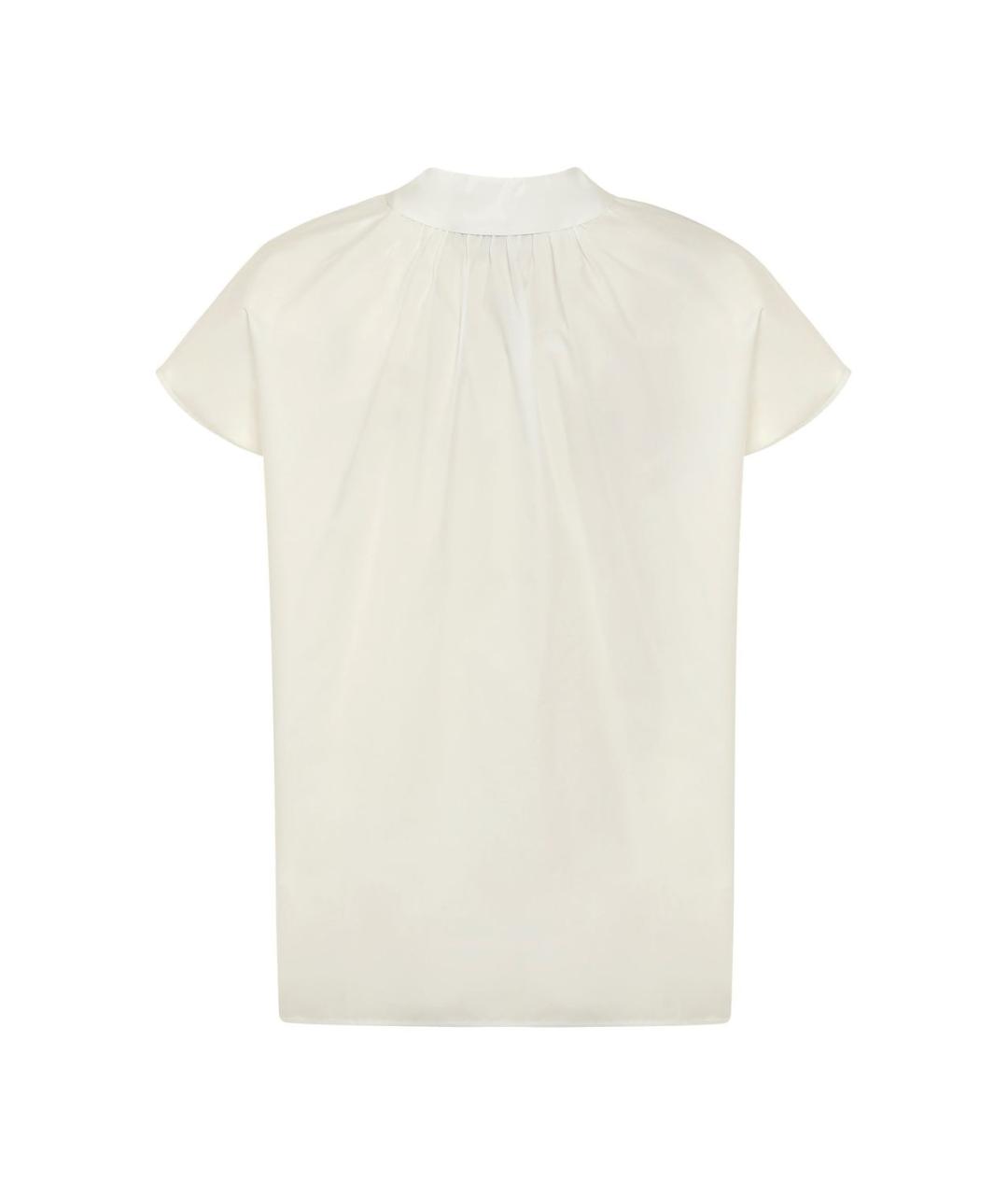 WEEKEND MAX MARA Бежевая хлопковая рубашка, фото 2