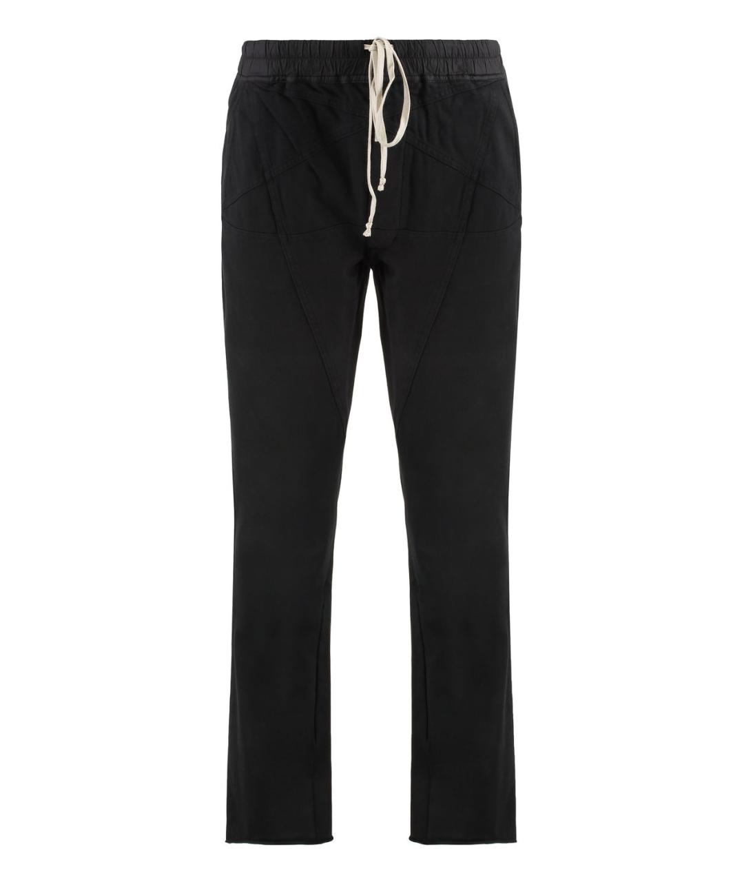 RICK OWENS DRKSHDW Черные хлопковые повседневные брюки, фото 1