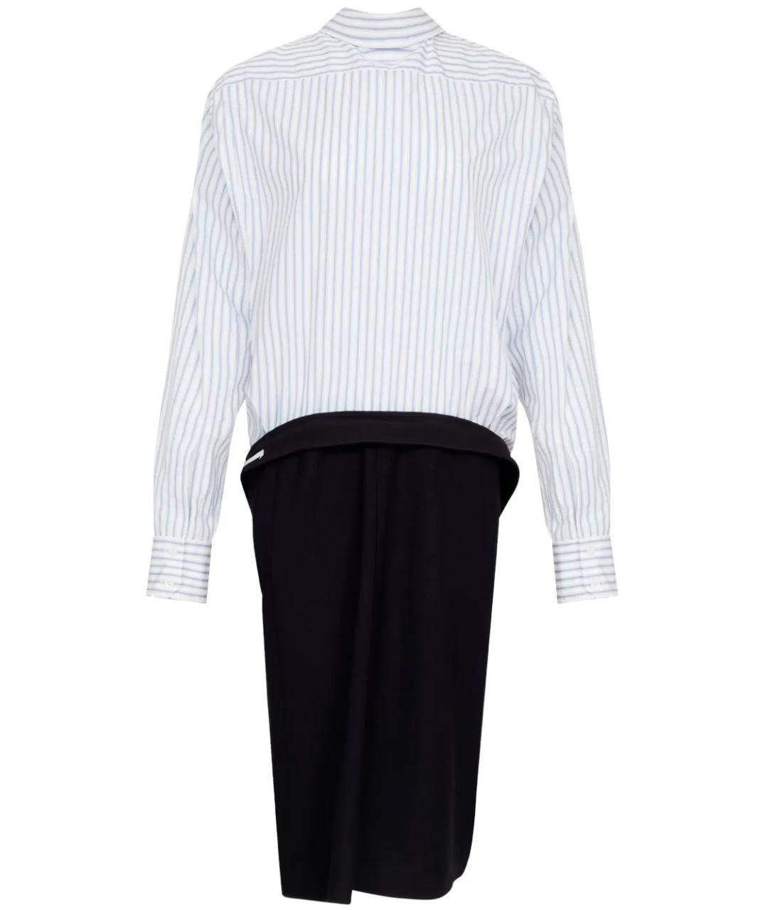 MAISON MARGIELA Мульти хлопковое повседневное платье, фото 1