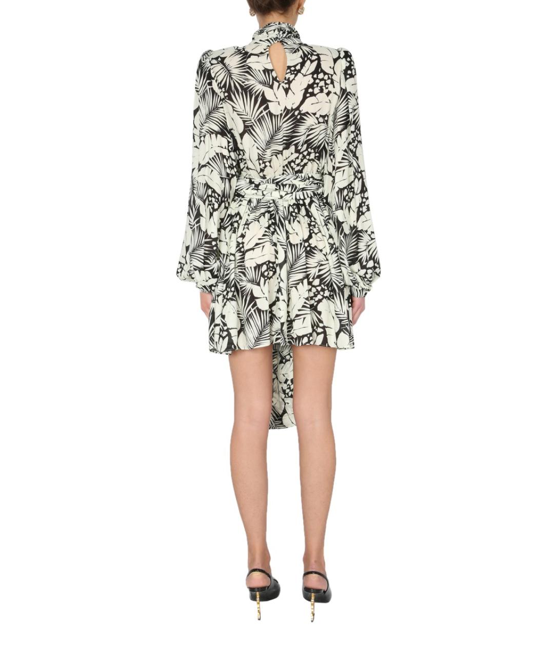 SAINT LAURENT Черное вискозное повседневное платье, фото 4