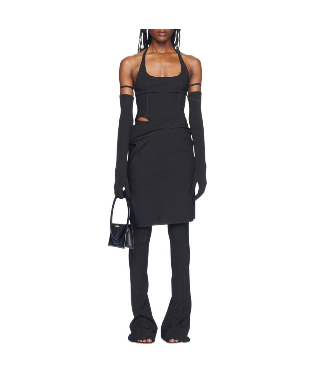 JACQUEMUS Черное повседневное платье, фото 2