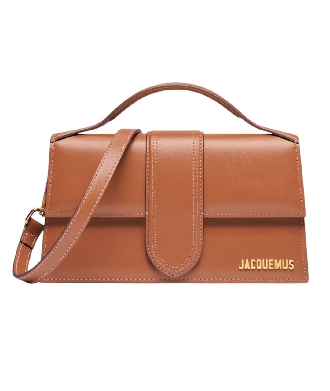 JACQUEMUS Коричневая сумка через плечо, фото 4