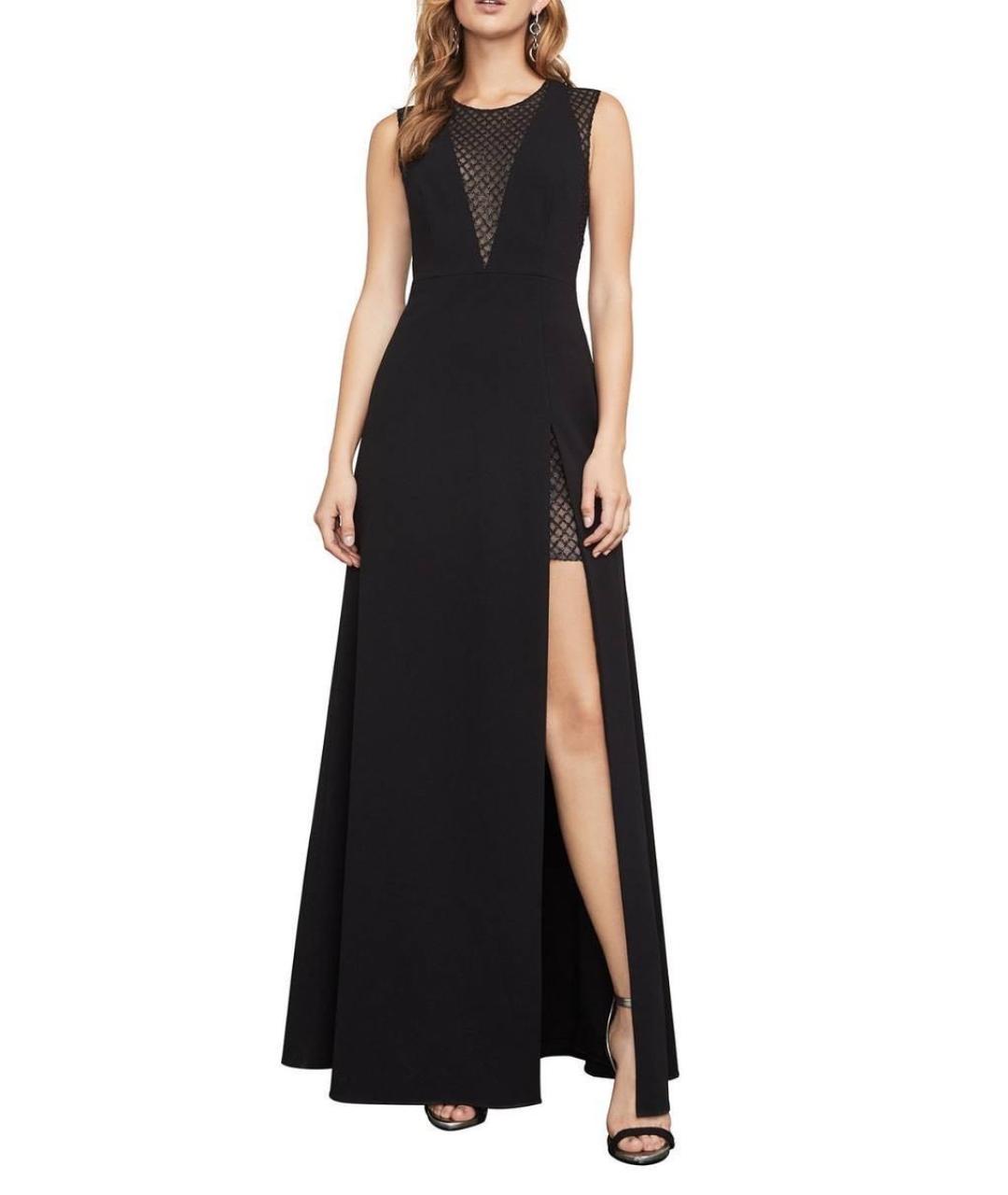 BCBG MAXAZRIA Черное полиэстеровое вечернее платье, фото 3