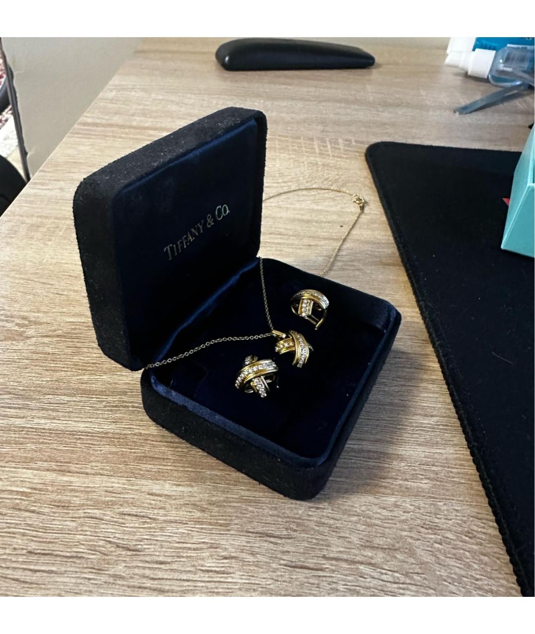 TIFFANY&CO Золотой комплект из желтого золота, фото 5