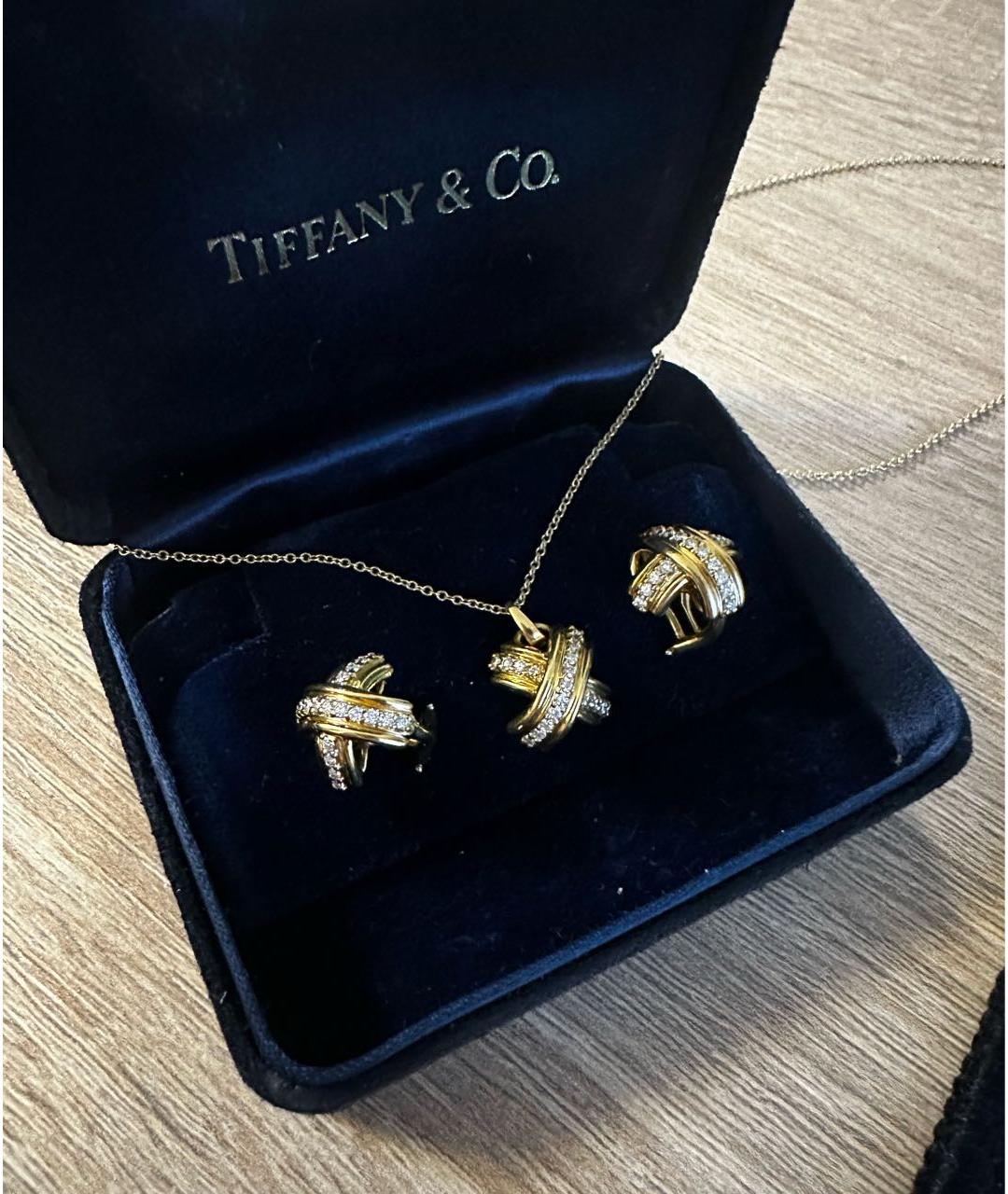 TIFFANY&CO Золотой комплект из желтого золота, фото 6