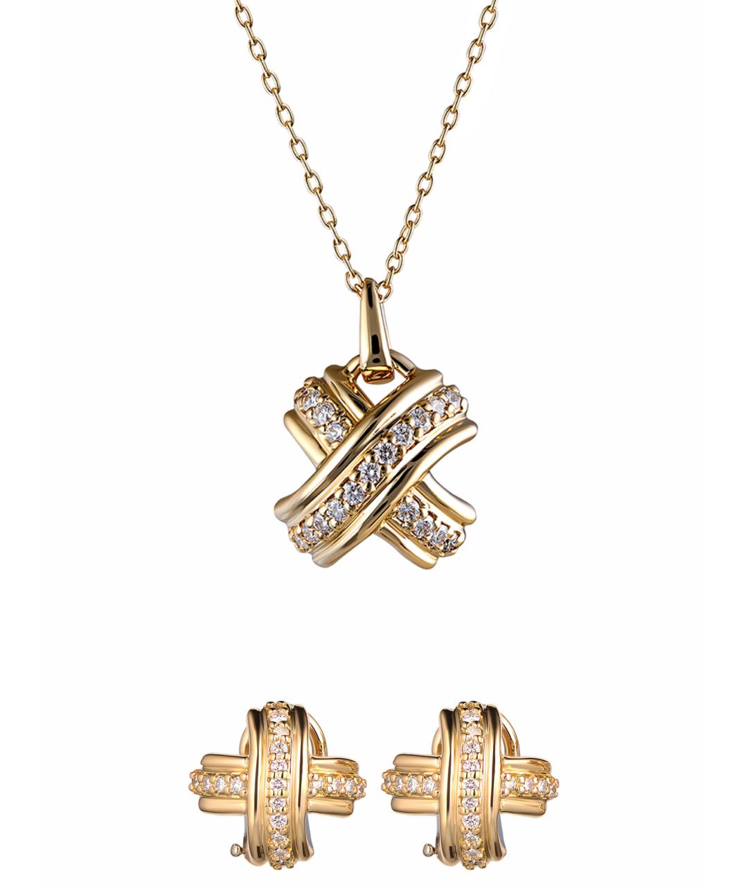 TIFFANY&CO Золотой комплект из желтого золота, фото 1