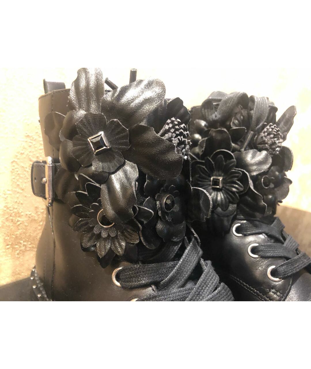 LIU JO Черные кожаные ботинки, фото 6