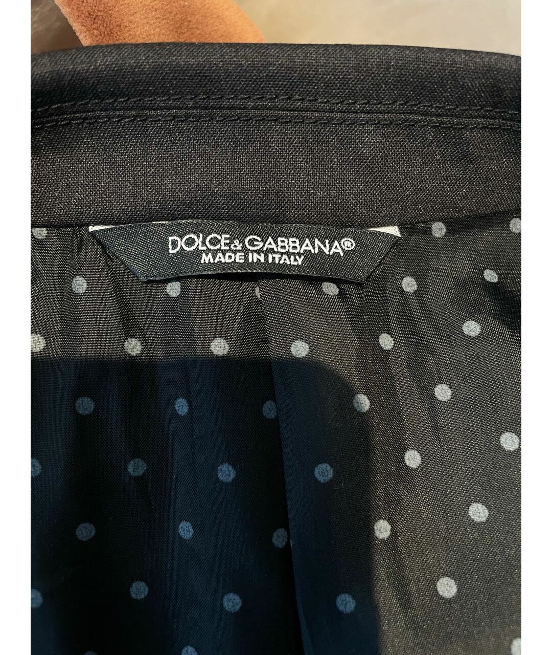 DOLCE&GABBANA Антрацитовый шерстяной пиджак, фото 5
