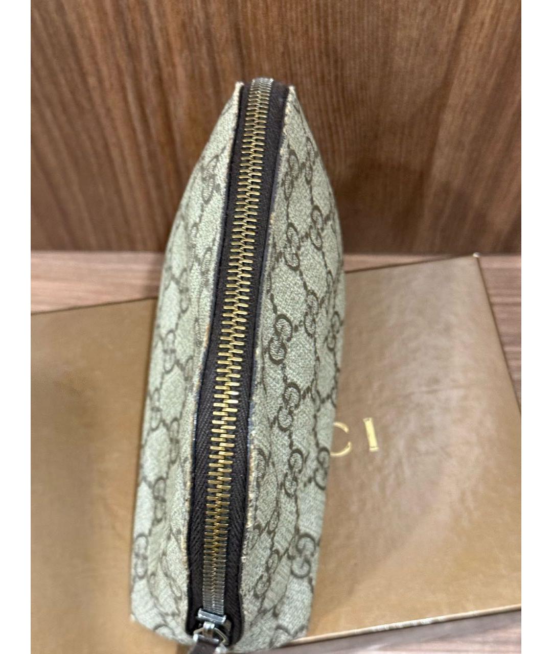GUCCI Бежевая косметичка, фото 5