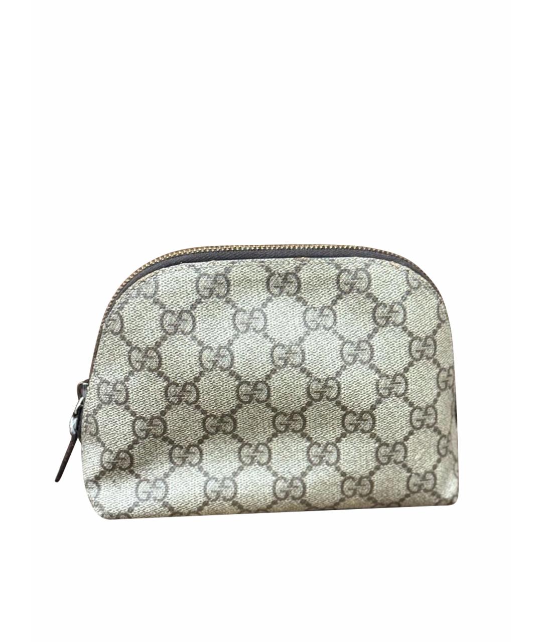 GUCCI Бежевая косметичка, фото 1