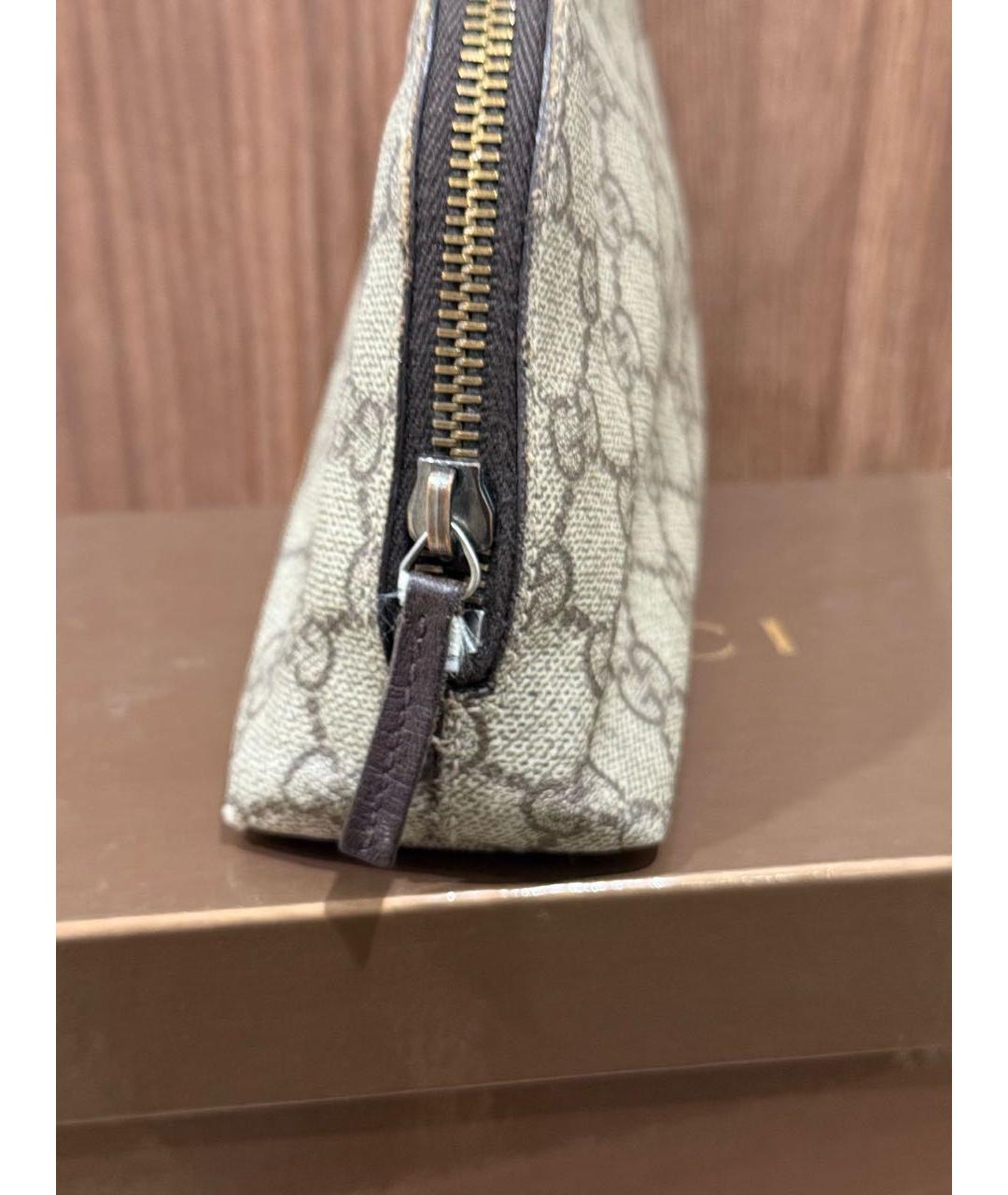 GUCCI Бежевая косметичка, фото 6