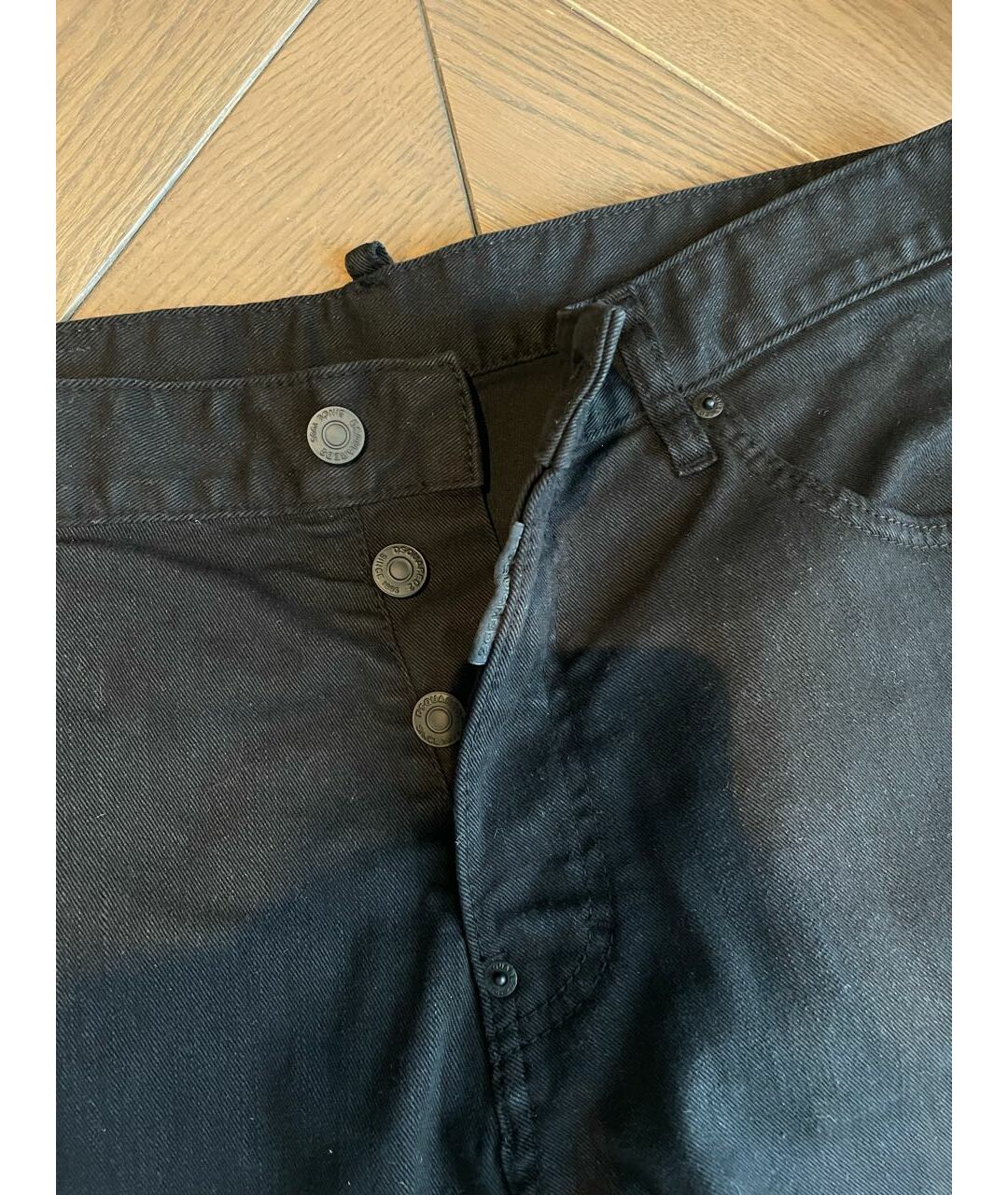 DSQUARED2 Черные хлопко-полиэстеровые джинсы скинни, фото 3