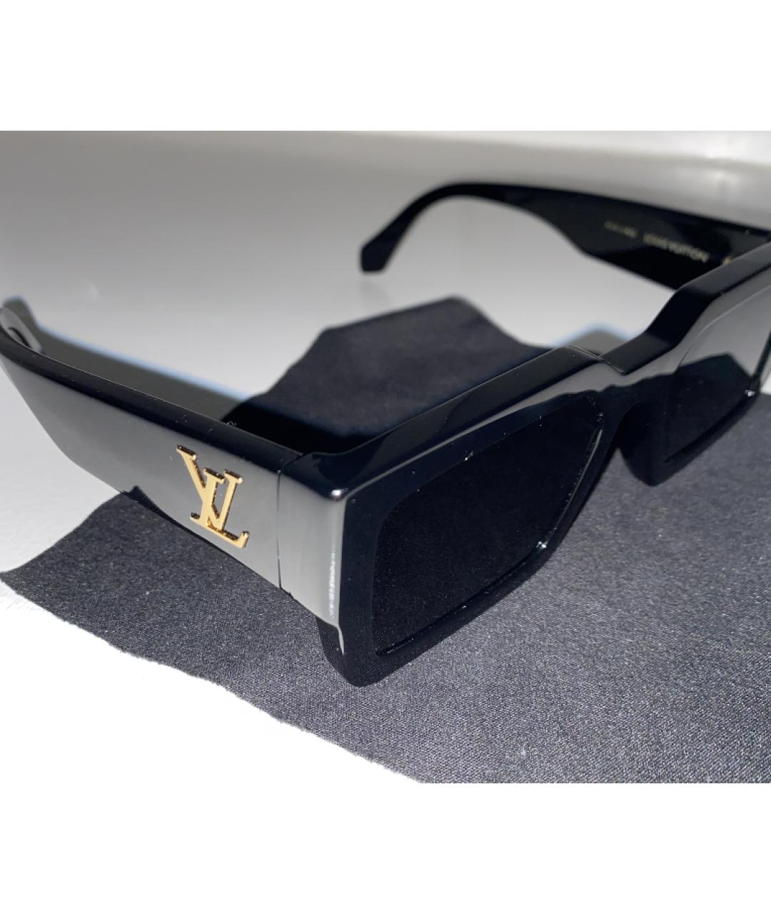LOUIS VUITTON Черные пластиковые солнцезащитные очки, фото 3