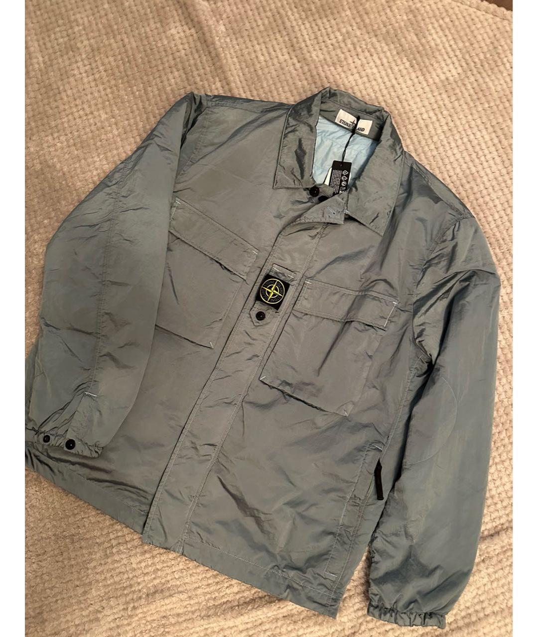 STONE ISLAND Голубая куртка, фото 2