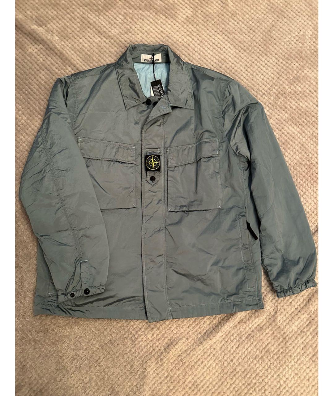 STONE ISLAND Голубая куртка, фото 6