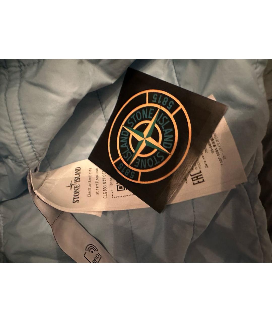 STONE ISLAND Голубая куртка, фото 5