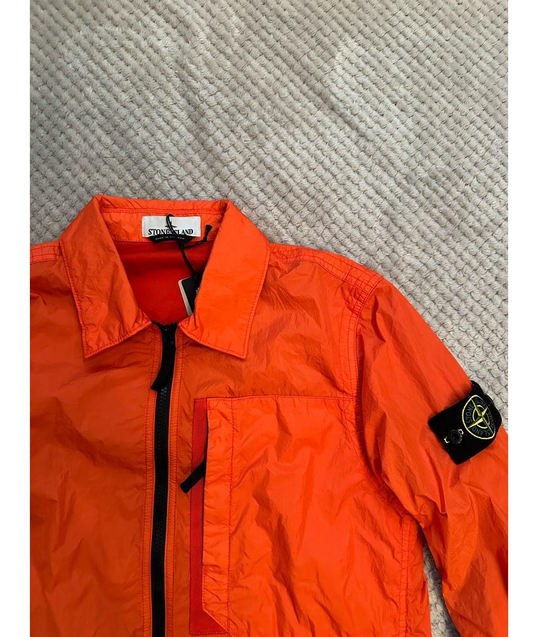STONE ISLAND Оранжевая куртка, фото 5