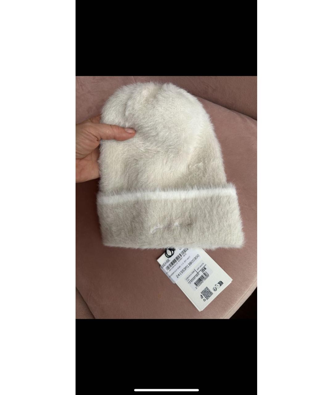 JACQUEMUS Белая шапка, фото 2