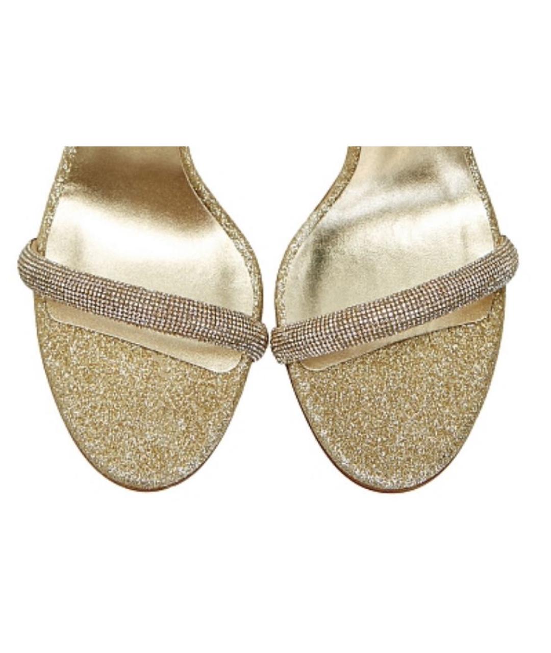 CASADEI Золотые босоножки, фото 8