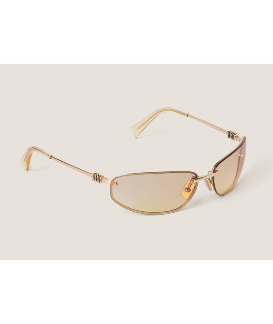 MIU MIU Желтые солнцезащитные очки, фото 8