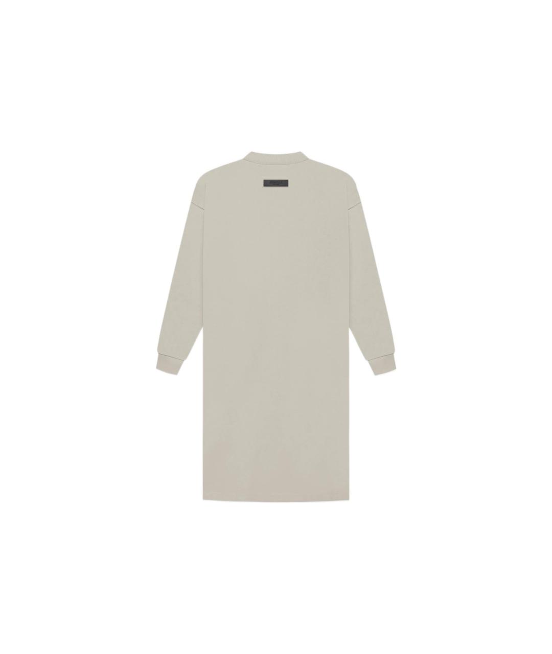 FEAR OF GOD ESSENTIALS Серая хлопковая футболка, фото 2