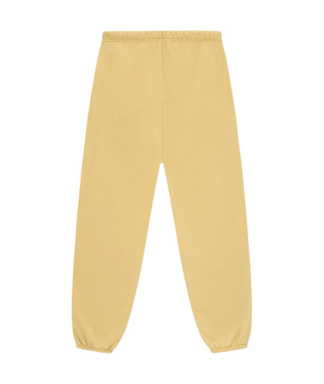 FEAR OF GOD ESSENTIALS Желтые хлопковые повседневные брюки, фото 2