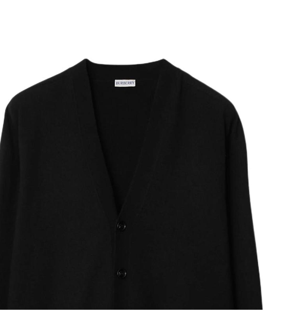 BURBERRY Черный кардиган, фото 2