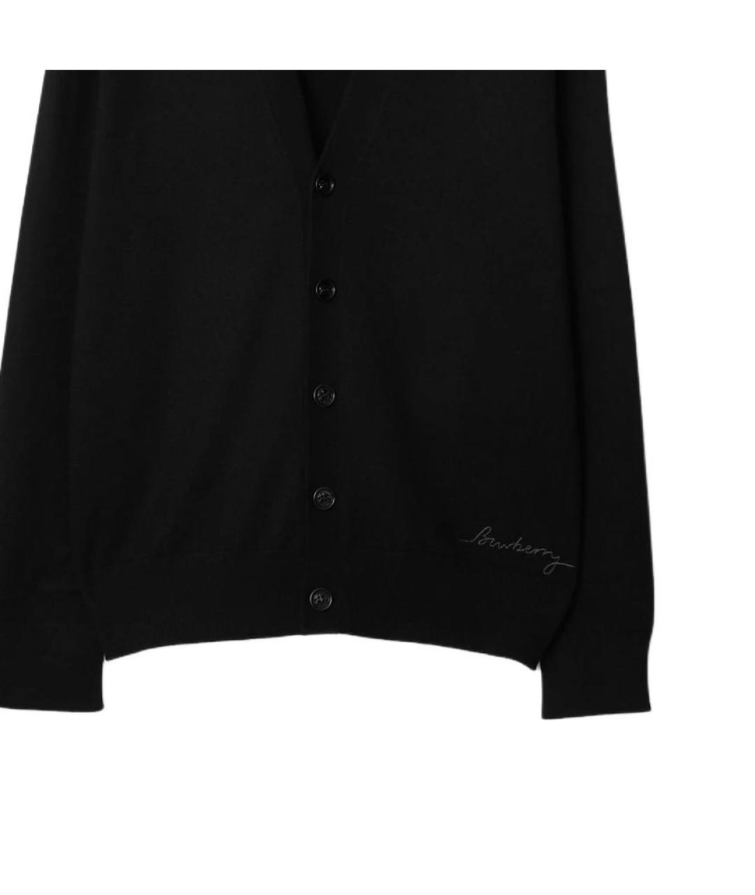 BURBERRY Черный кардиган, фото 3