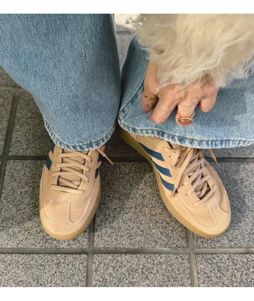 ADIDAS Коричневые замшевые кеды, фото 6