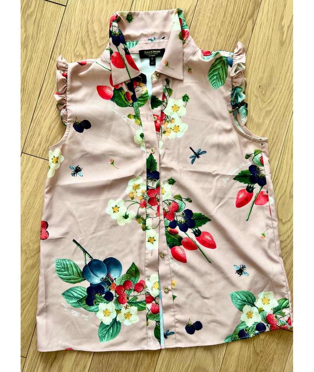JUICY COUTURE Мульти шелковая блузы, фото 5