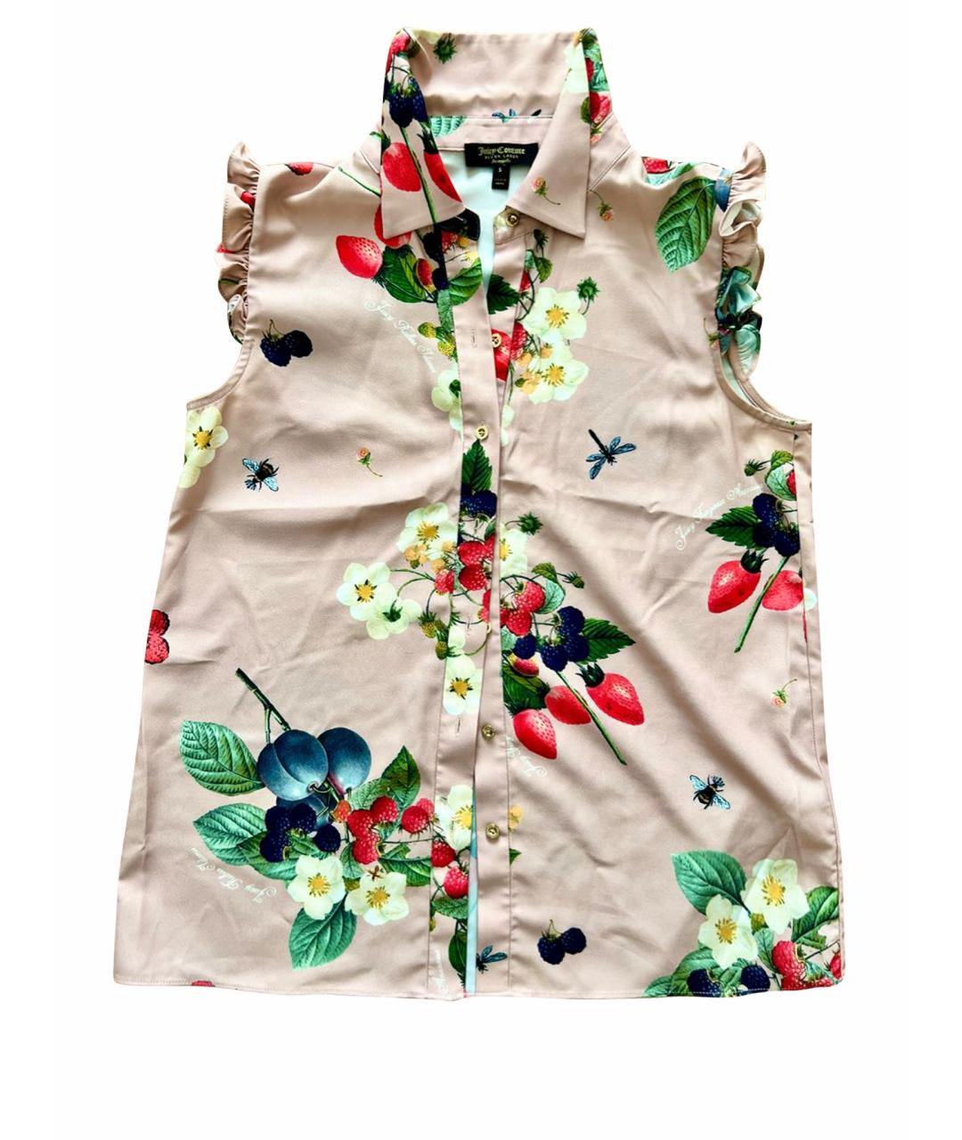 JUICY COUTURE Мульти шелковая блузы, фото 1