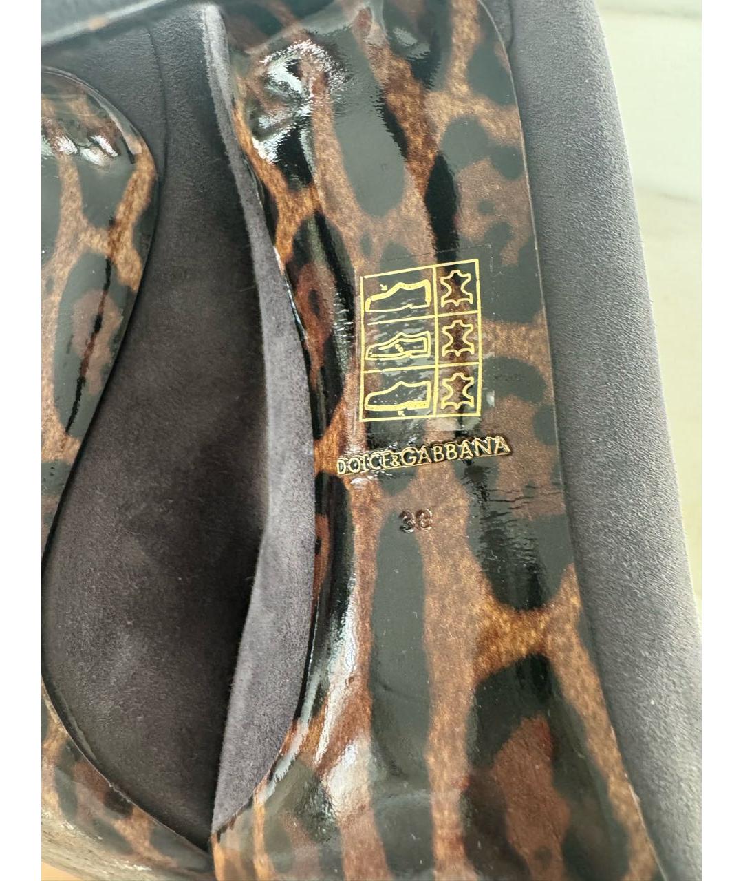 DOLCE&GABBANA Антрацитовые замшевые туфли, фото 5