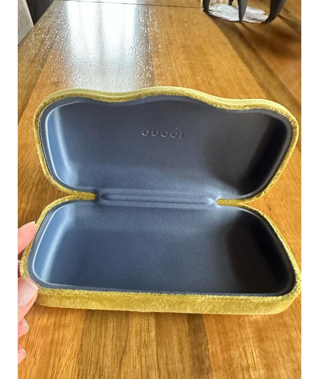 GUCCI Черные пластиковые солнцезащитные очки, фото 4