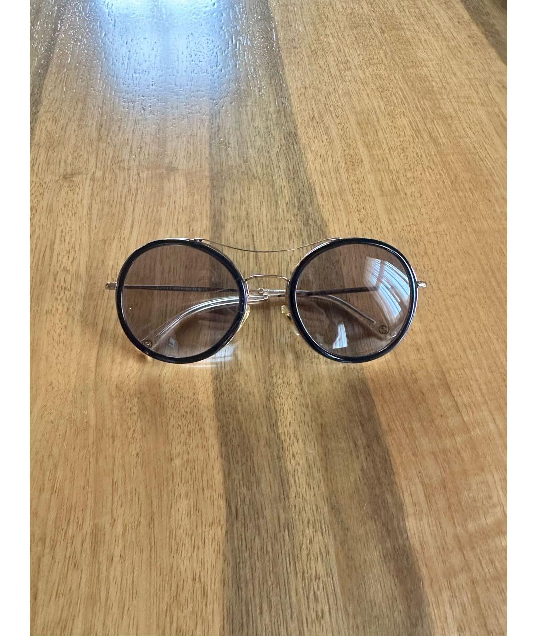GUCCI Черные пластиковые солнцезащитные очки, фото 5