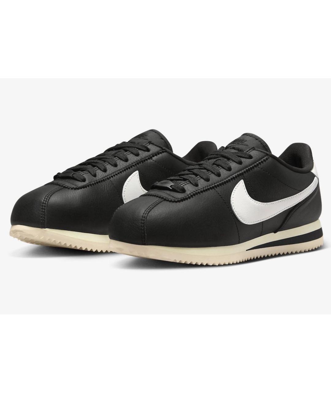 NIKE Черные кожаные кроссовки, фото 2