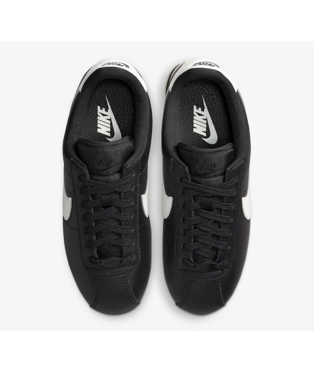 NIKE Черные кожаные кроссовки, фото 3